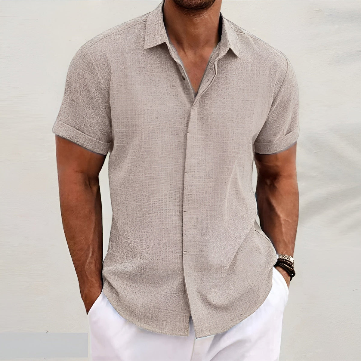 Adrian Men's Linen Shirt – photo 3