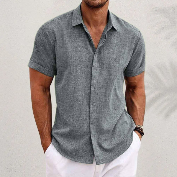 Adrian Men's Linen Shirt – photo 4