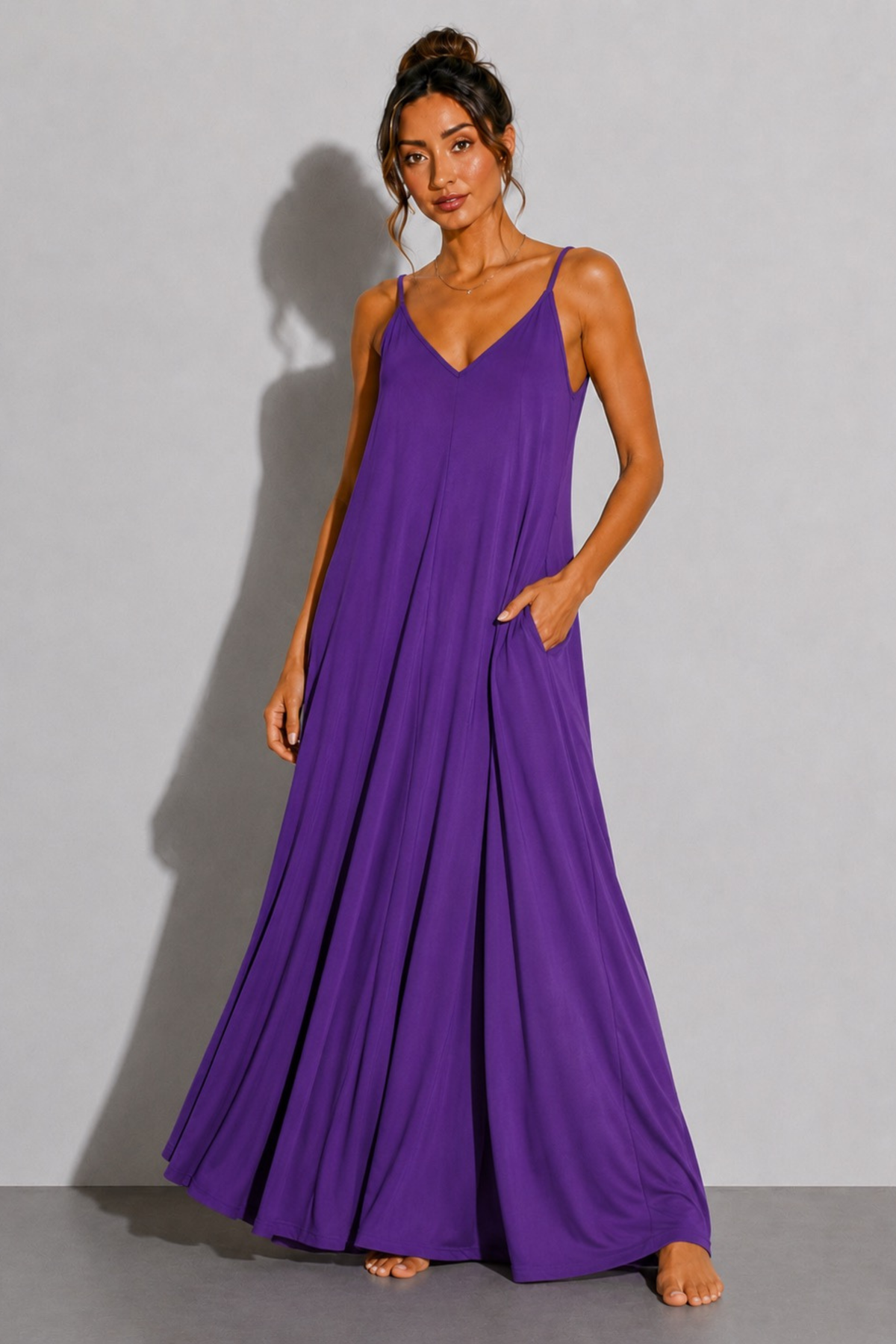 Arden Lounge Maxi Dress - Amethyst | Velbrooke