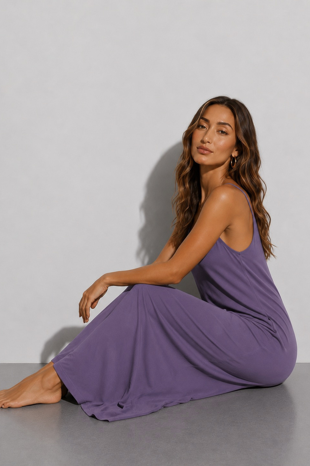 Arden Lounge Maxi Dress - Dusk Lavender – photo 6