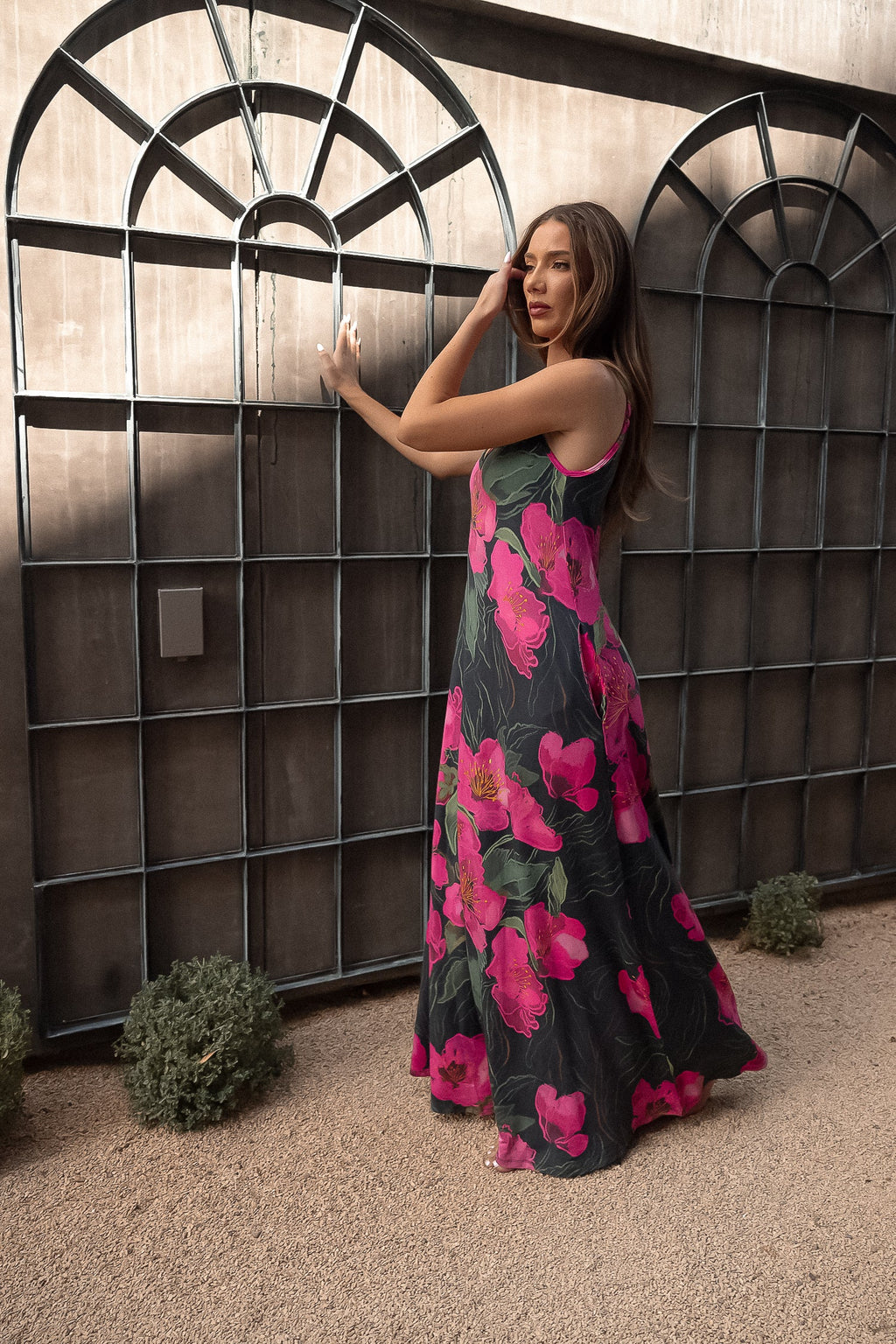 Arden Lounge Maxi Dress - Meadow Floral | Velbrooke