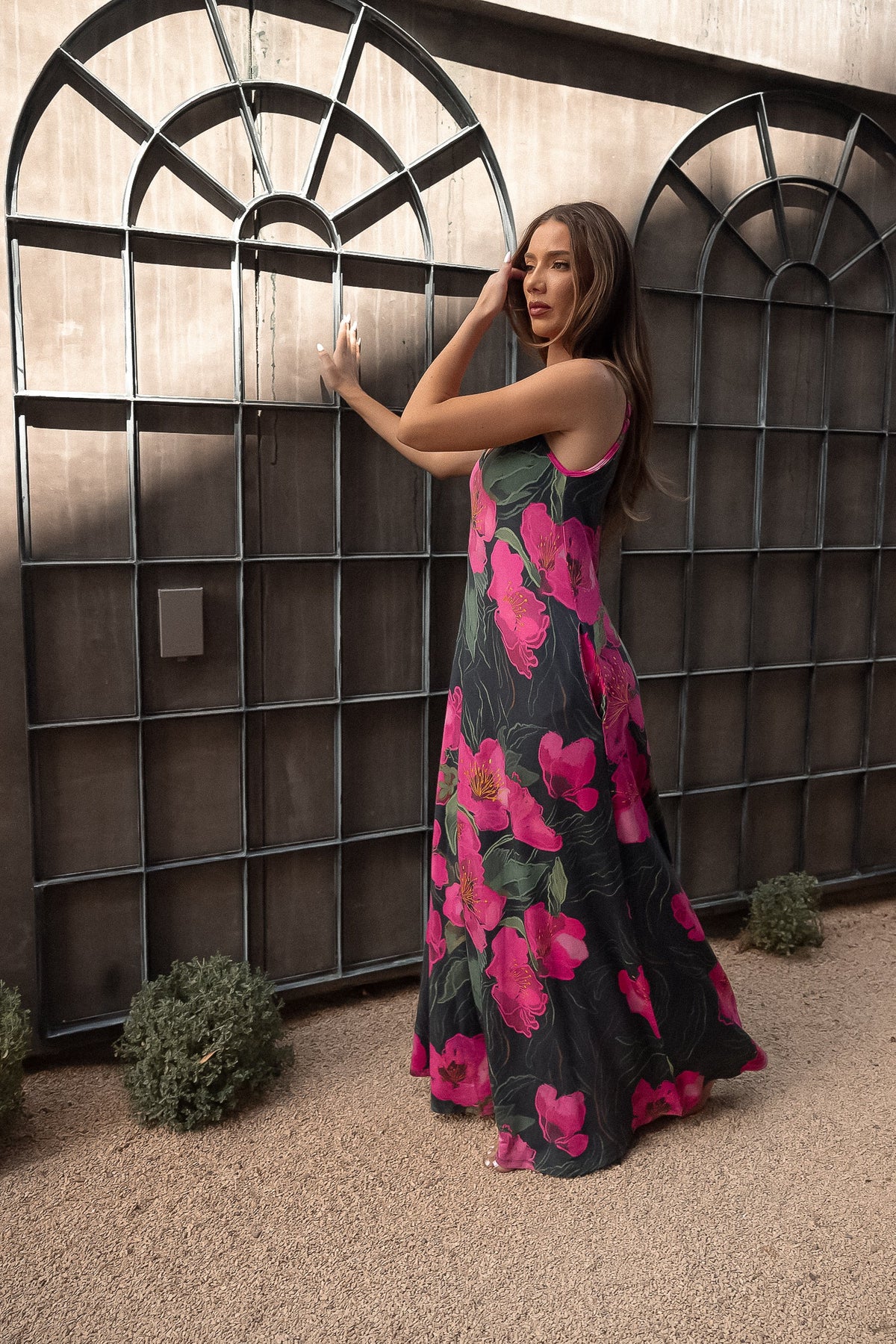 Arden Lounge Maxi Dress - Meadow Floral | Velbrooke