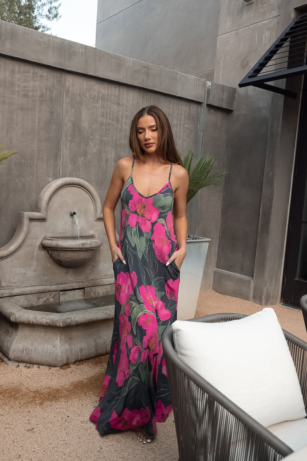 Arden Lounge Maxi Dress - Meadow Floral – photo 2