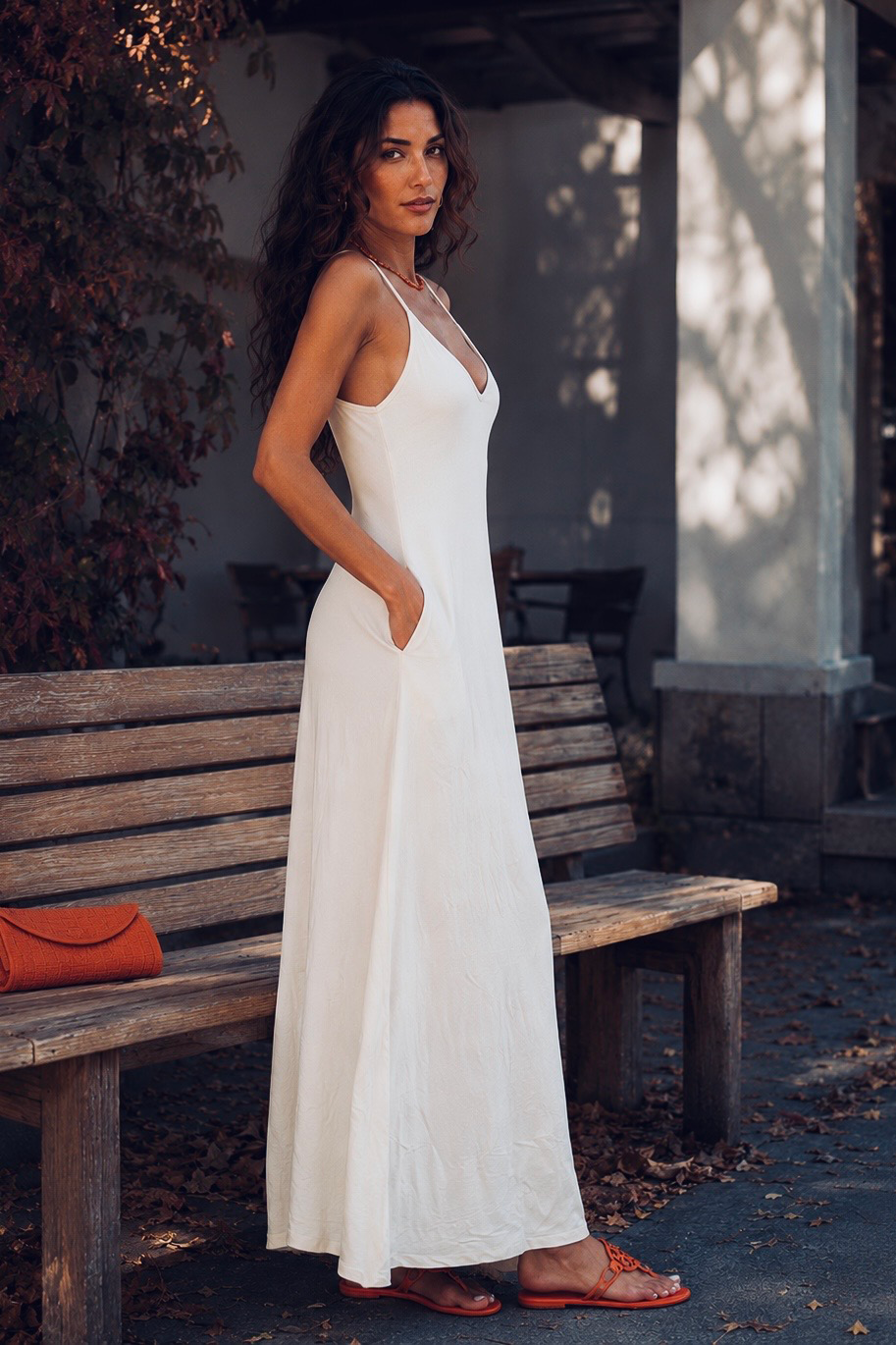 Arden Lounge Maxi Dress - Oat – photo 4