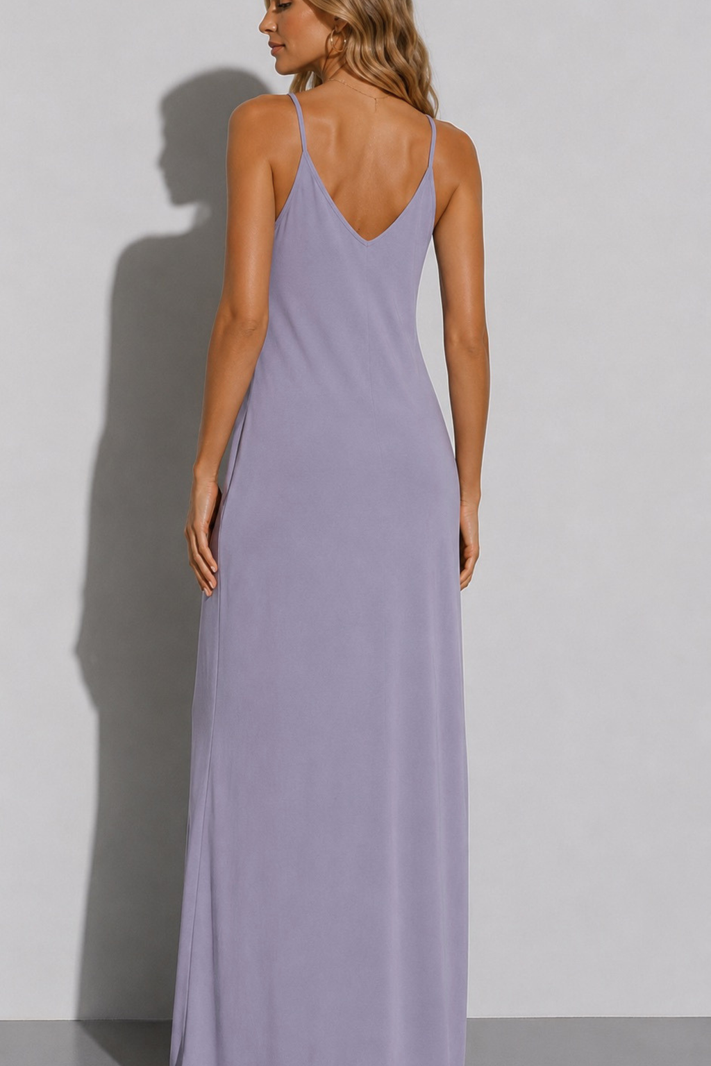 Arden Lounge Maxi Dress - Soft Lilac – photo 2