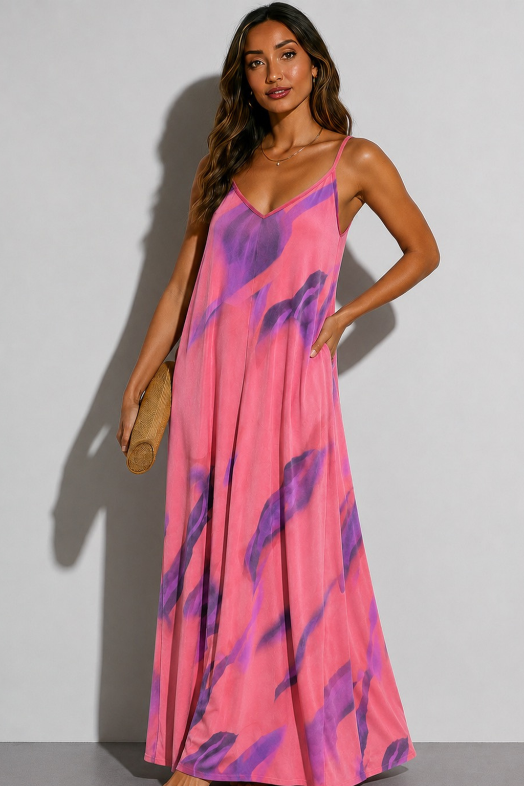 Arden Lounge Maxi Dress - Vivid Bloom | Velbrooke