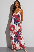 Arden Lounge Maxi Dress - Watercolour Bloom | Velbrooke