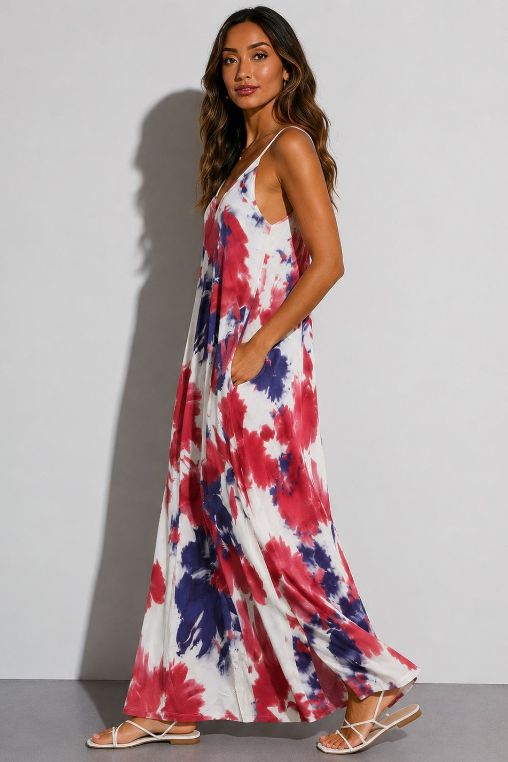 Arden Lounge Maxi Dress - Watercolour Bloom – photo 5