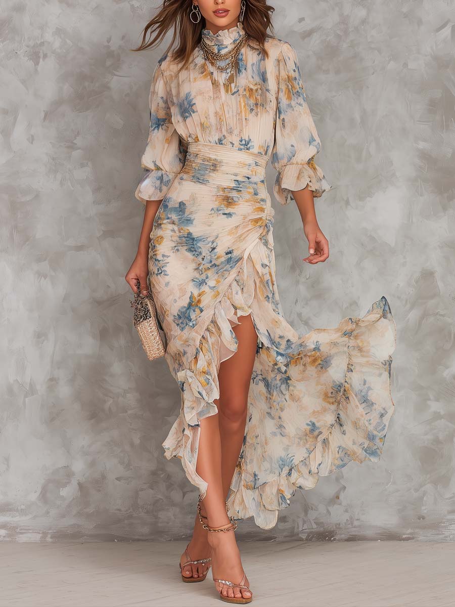 Beatrix | Floral Maxi Dress | Velbrooke