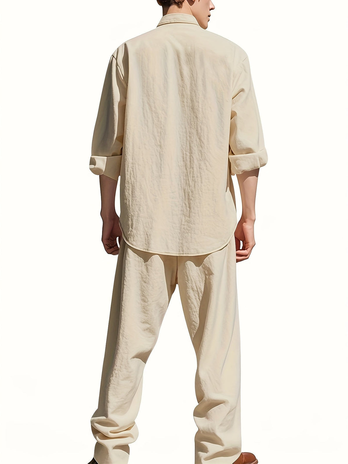 Bennett Men's Casual Linen Set – photo 2