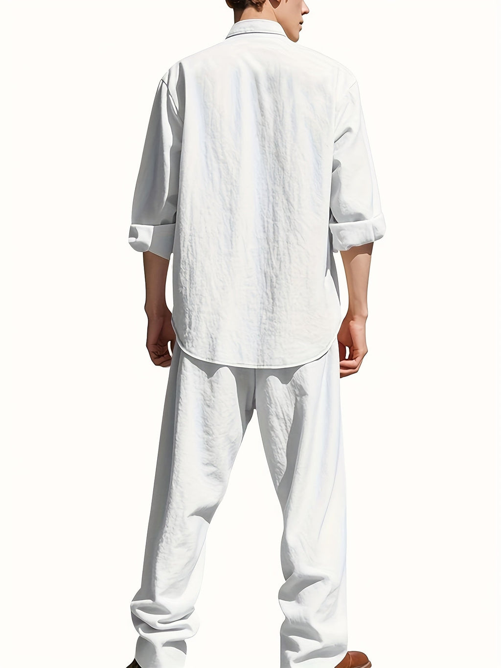 Bennett Men's Casual Linen Set – photo 4