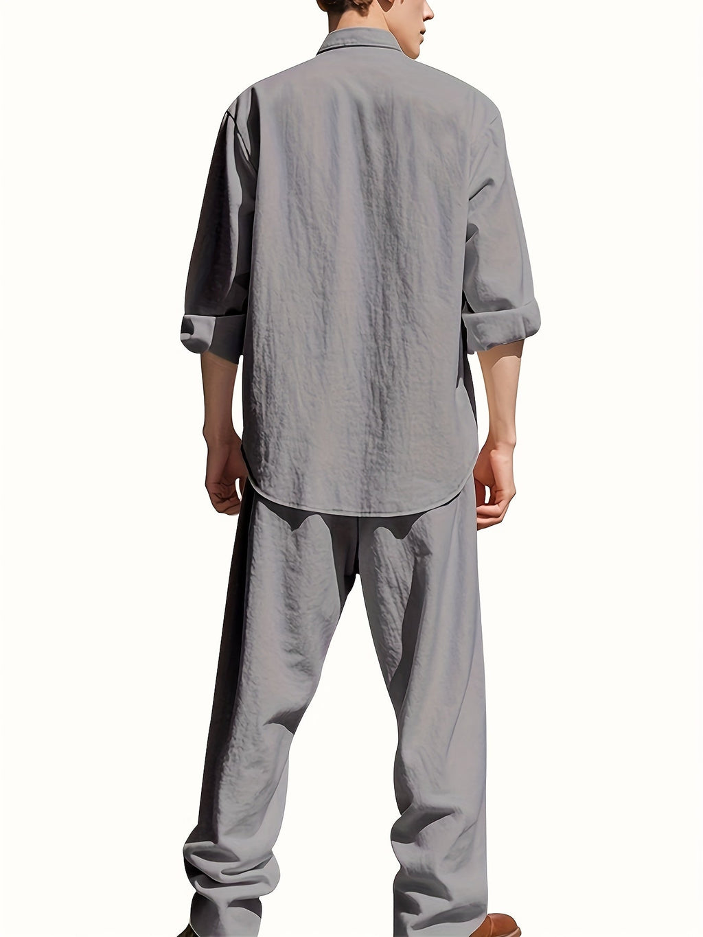 Bennett Men's Casual Linen Set – photo 10