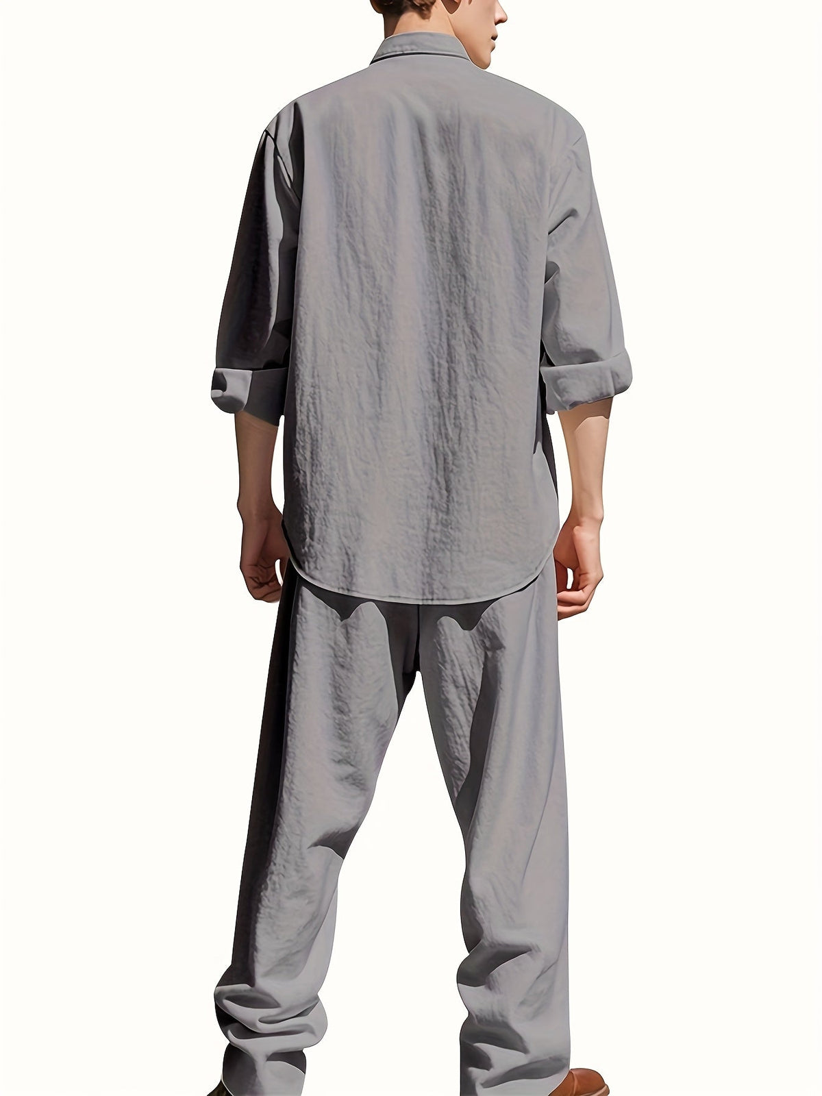 Bennett Men's Casual Linen Set – photo 10