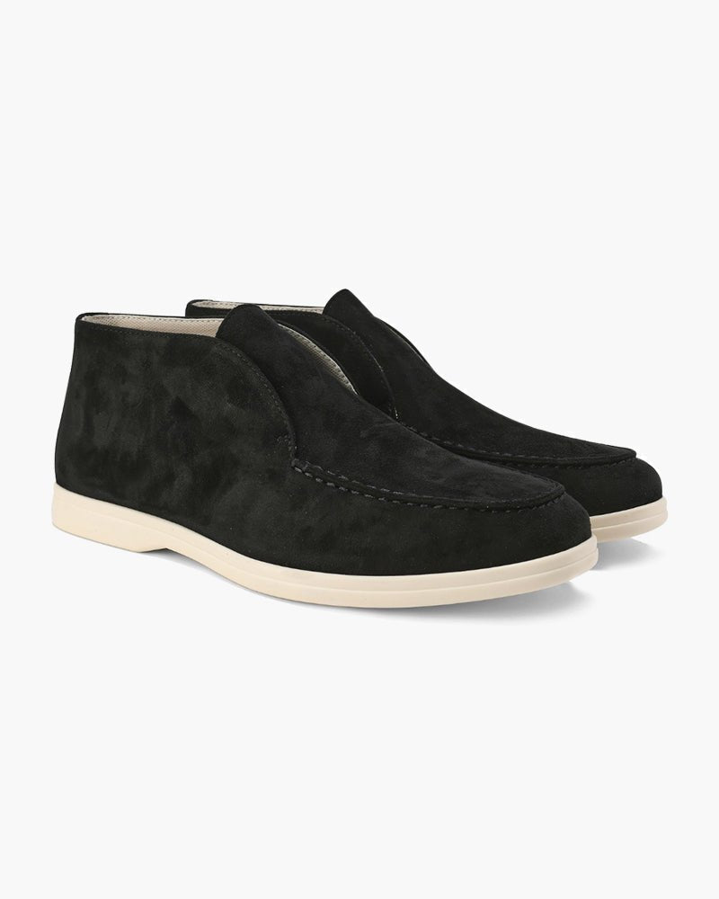 Brackley Men's High Suede Loafers | Velbrooke