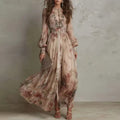 Constance | Vintage Floral Maxi Dress | Velbrooke
