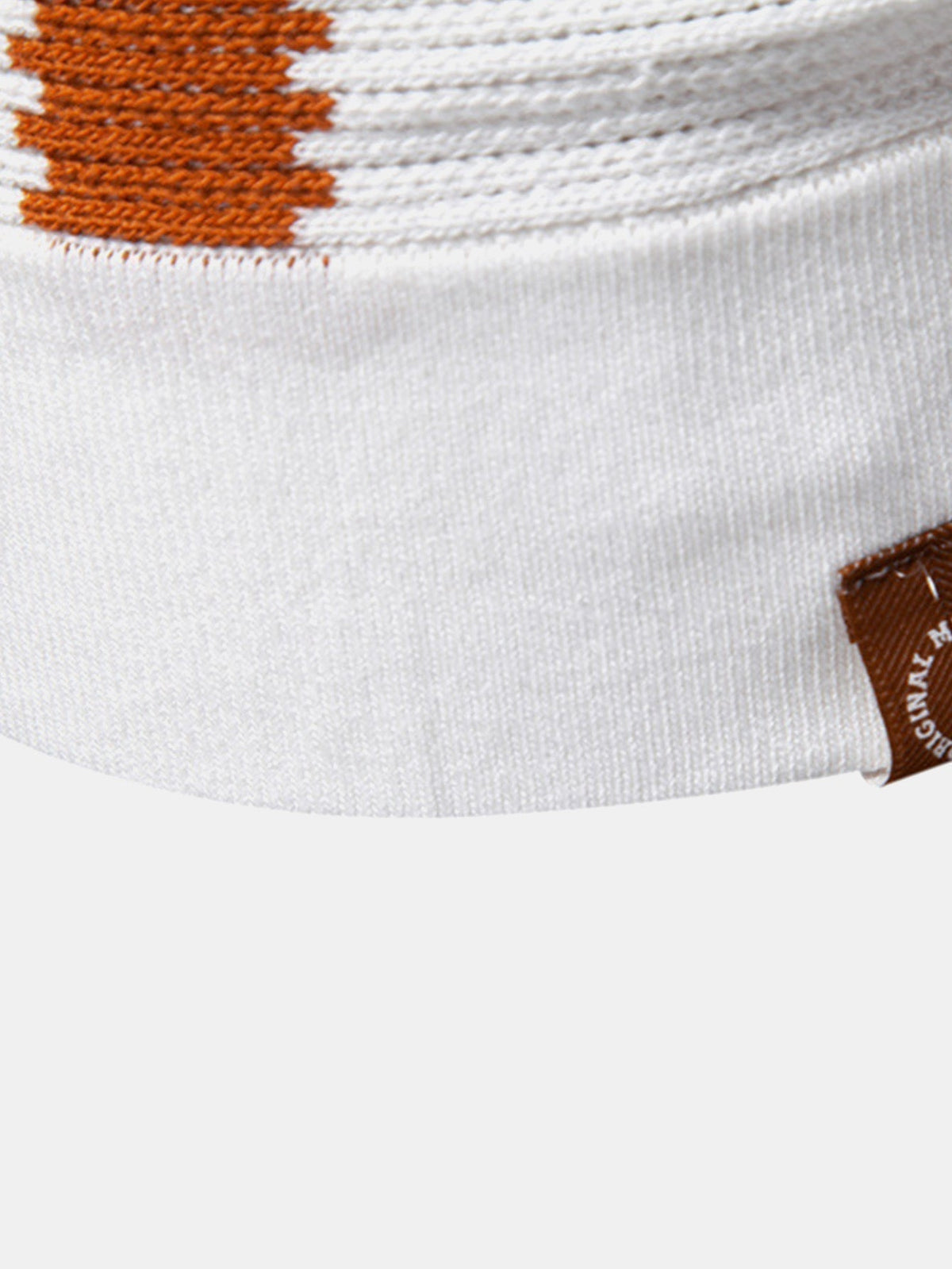 Crane Men's Contrast Stripe V-Neck Knit Polo Shirt – photo 12