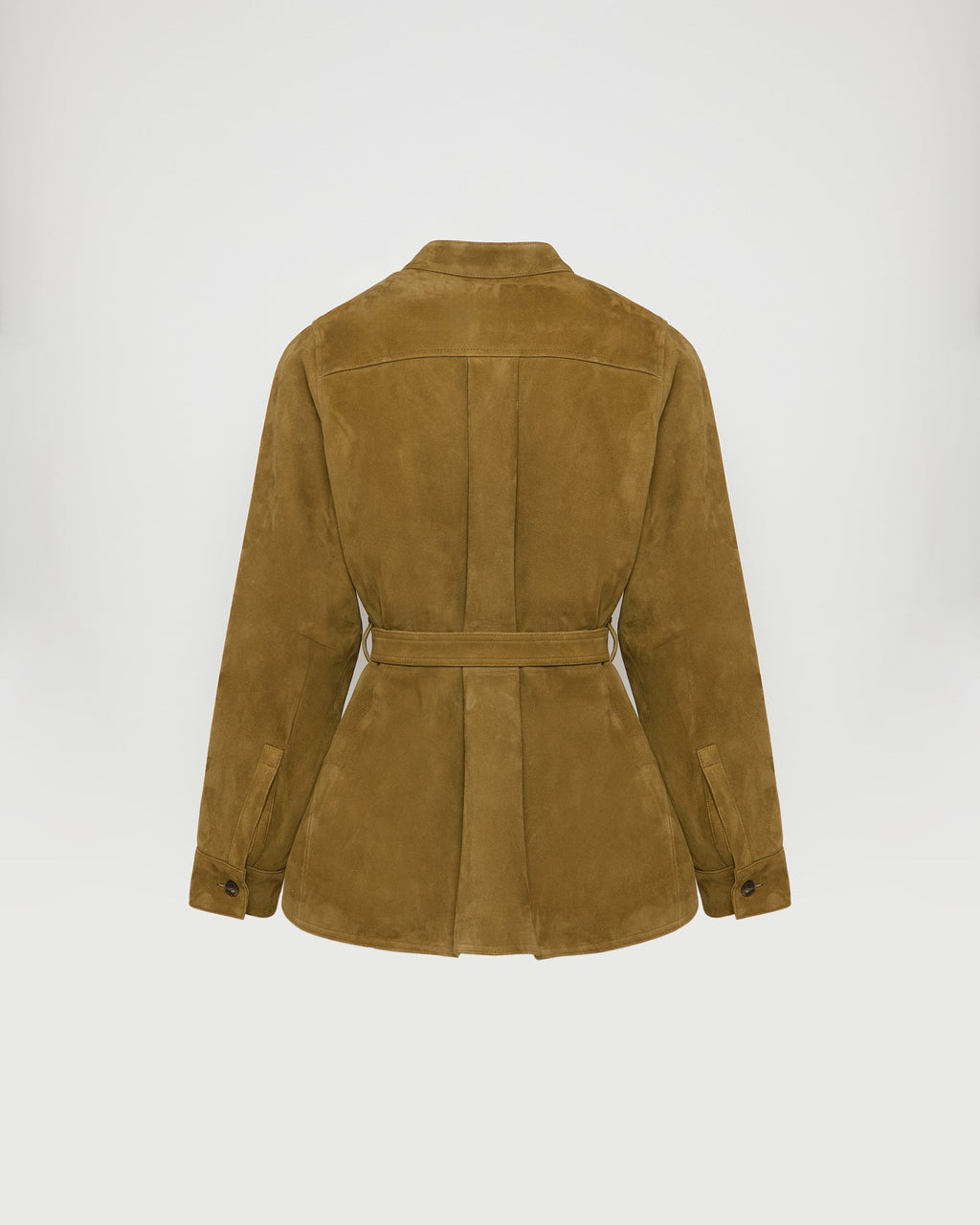 Delphine | Belted Safari Jacket - Sage Green – photo 7