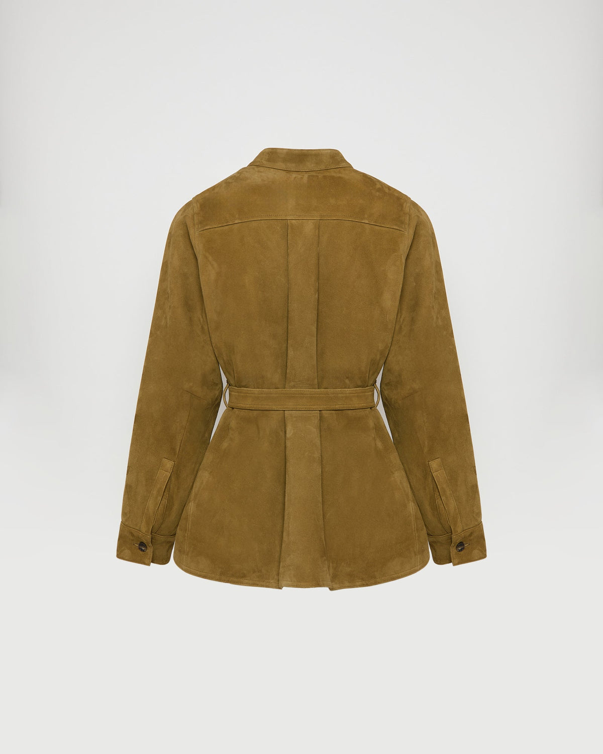 Delphine | Belted Safari Jacket - Sage Green – photo 7