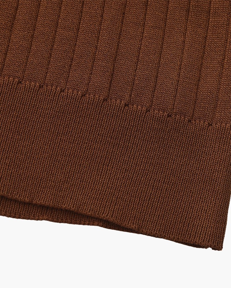 Denford Men's Ribbed Knit Polo Shirt – photo 16