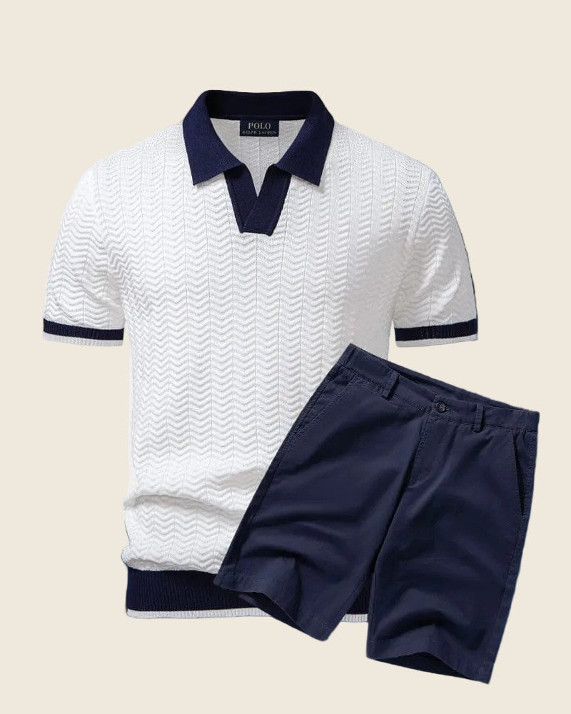 Ellery Men's Old Money Polo & Shorts Set – photo 3