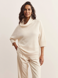 Eloise | Soft Knit Funnel-Neck Jumper | Velbrooke