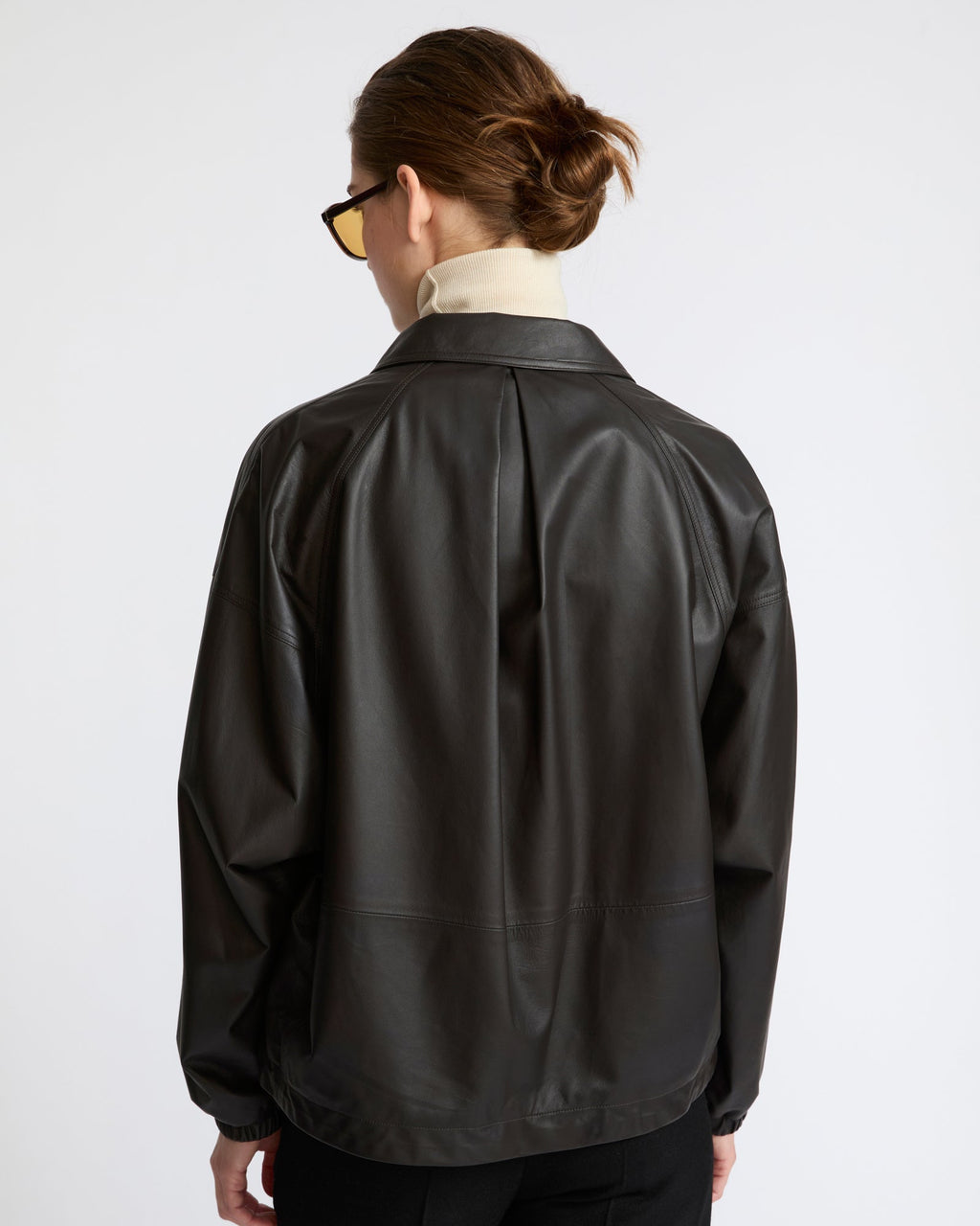 Esme | Clean-Line Short Jacket - Cocoa – photo 5