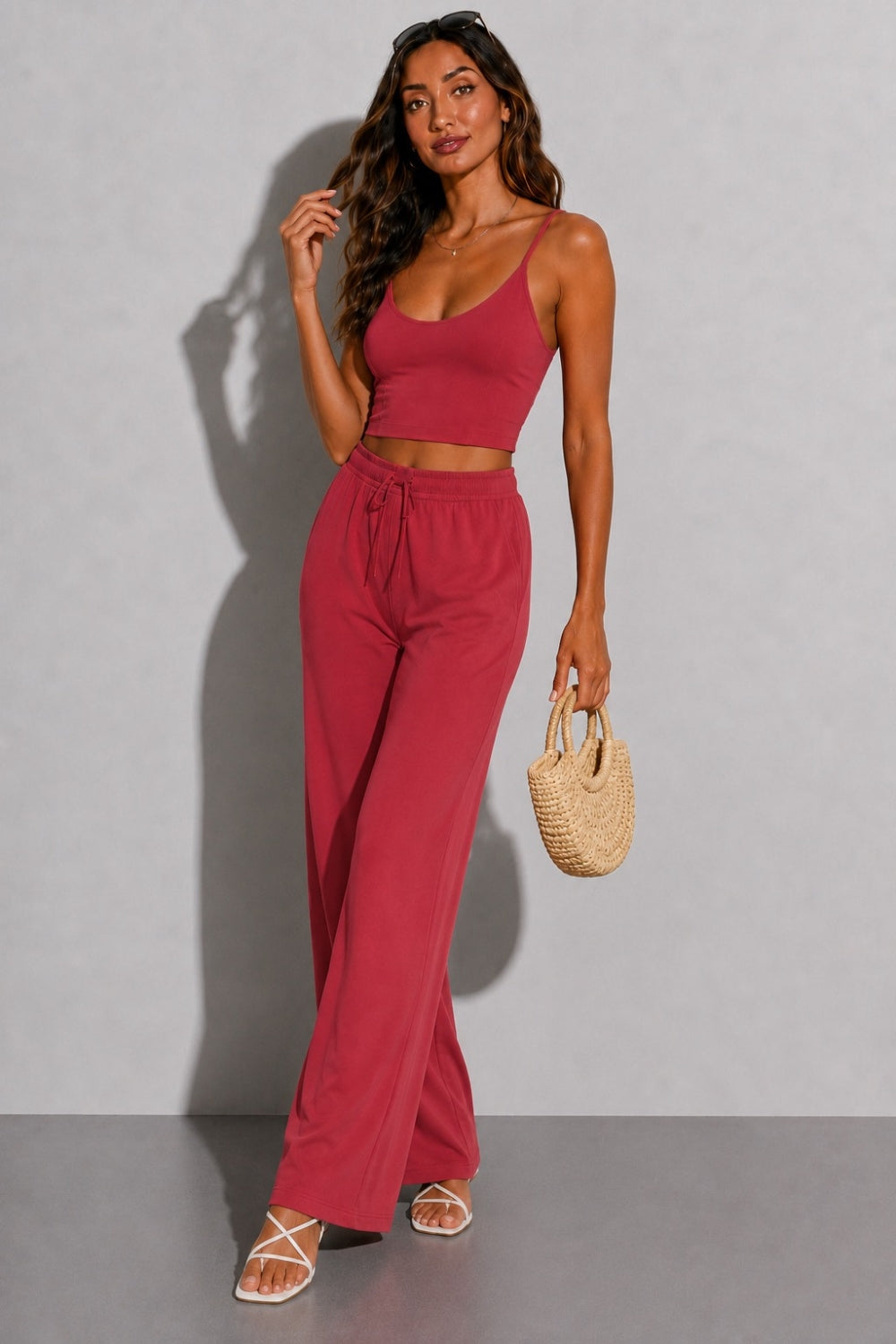 Everly Support Tank - Rosewood – photo 2