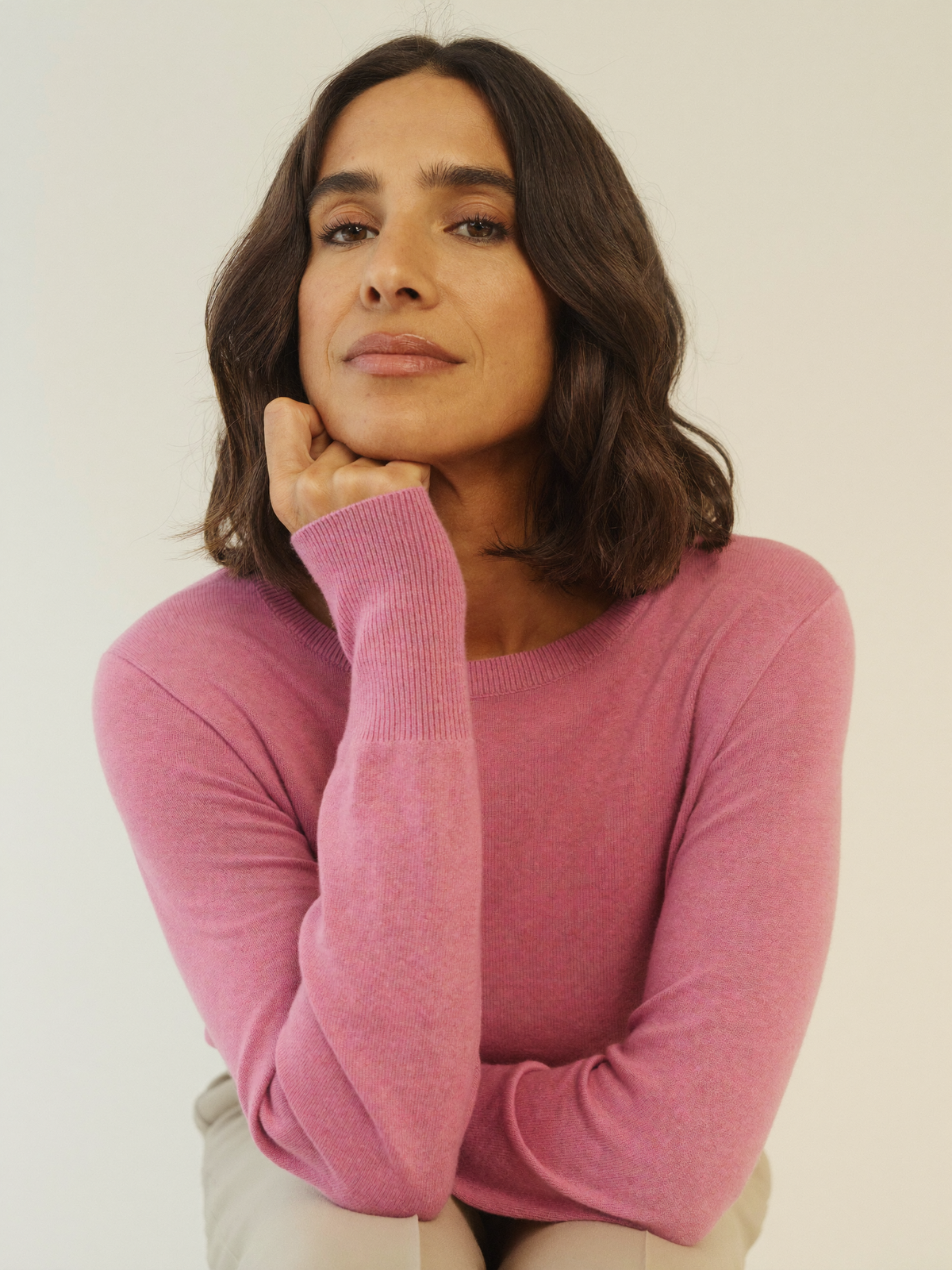 Genevieve | Soft Knit Crew-Neck Jumper | Velbrooke
