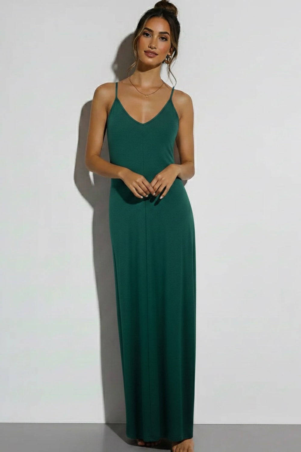 Halden Maxi Lounge Dress - Deep Fern – photo 2