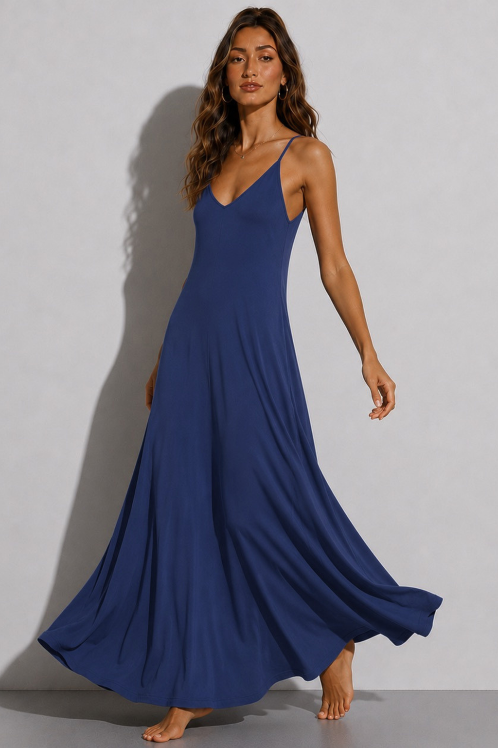 Halden Maxi Lounge Dress - Midnight Navy – photo 4