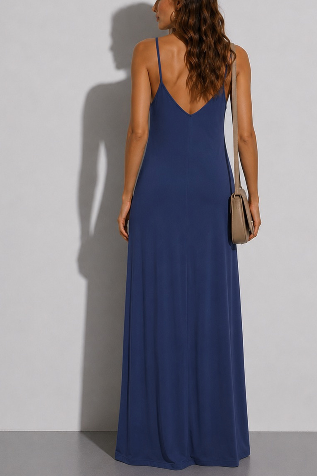 Halden Maxi Lounge Dress - Midnight Navy – photo 5