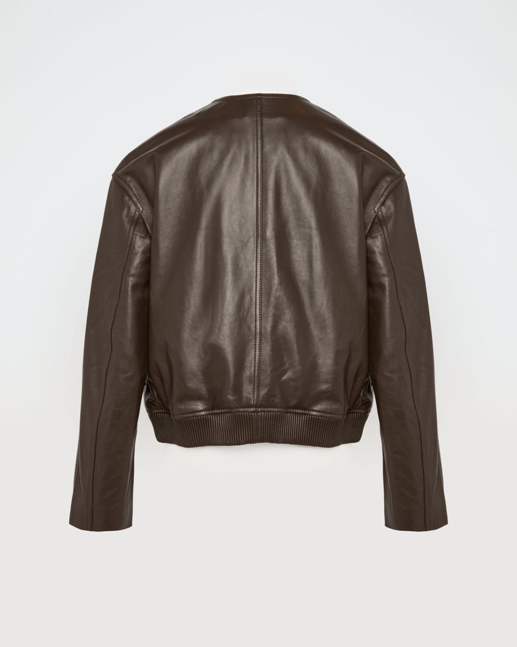 Honor | Round-Collar Cropped Jacket - Cocoa – photo 7