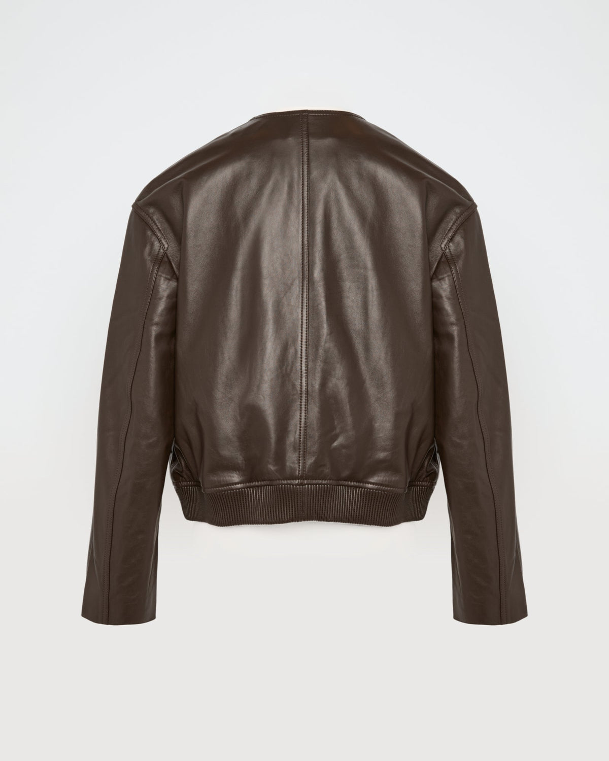 Honor | Round-Collar Cropped Jacket - Cocoa – photo 7