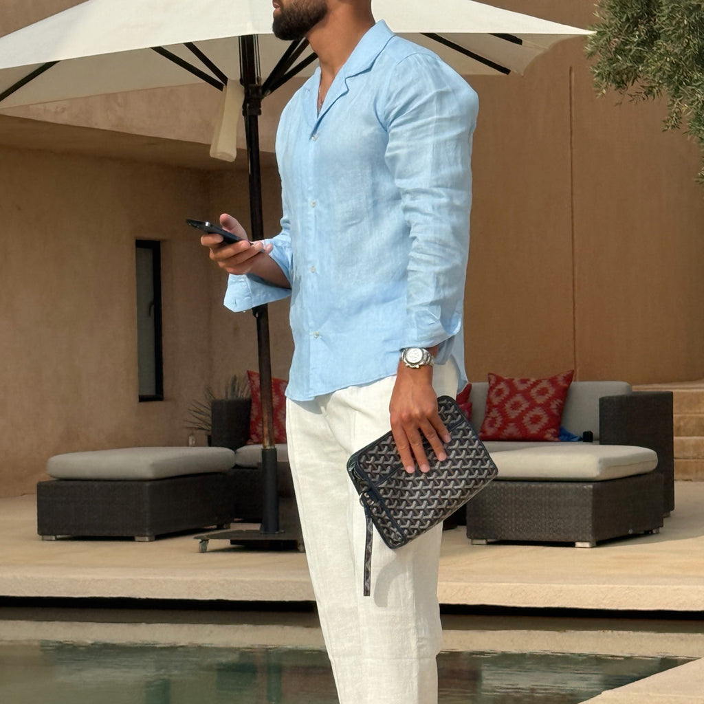 Ischia Men's Linen Shirt – photo 2