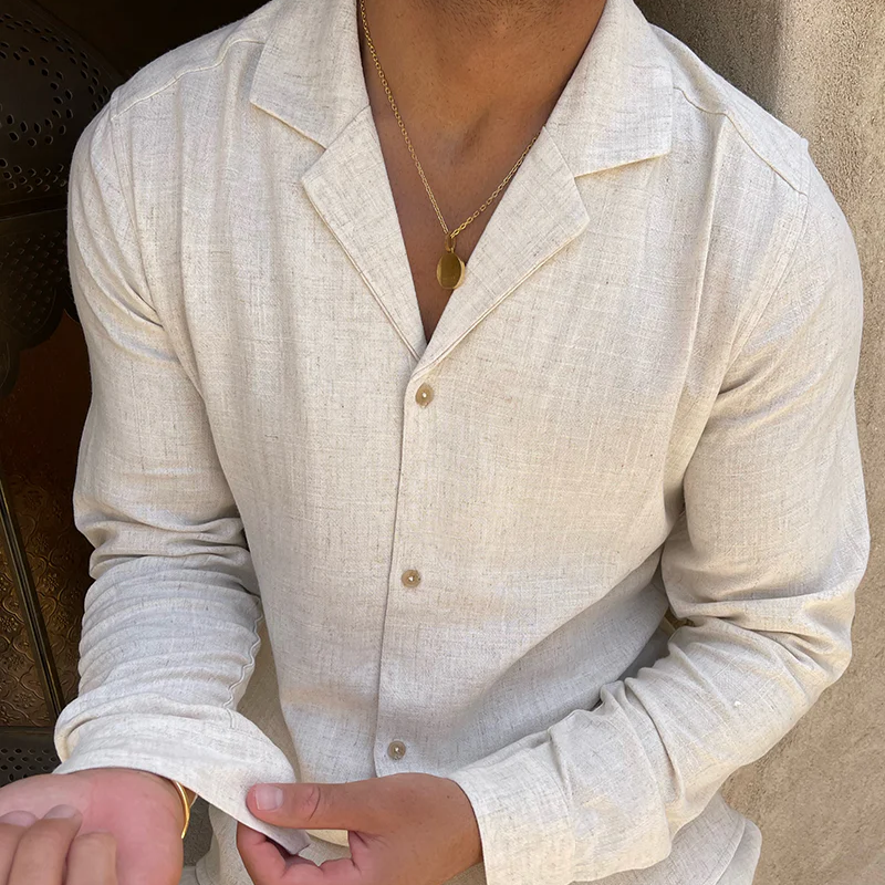 Ischia Men's Linen Shirt – photo 7