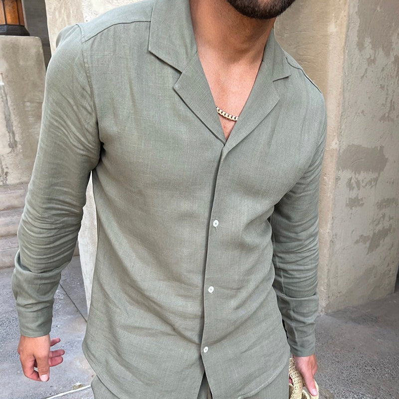 Ischia Men's Linen Shirt – photo 9