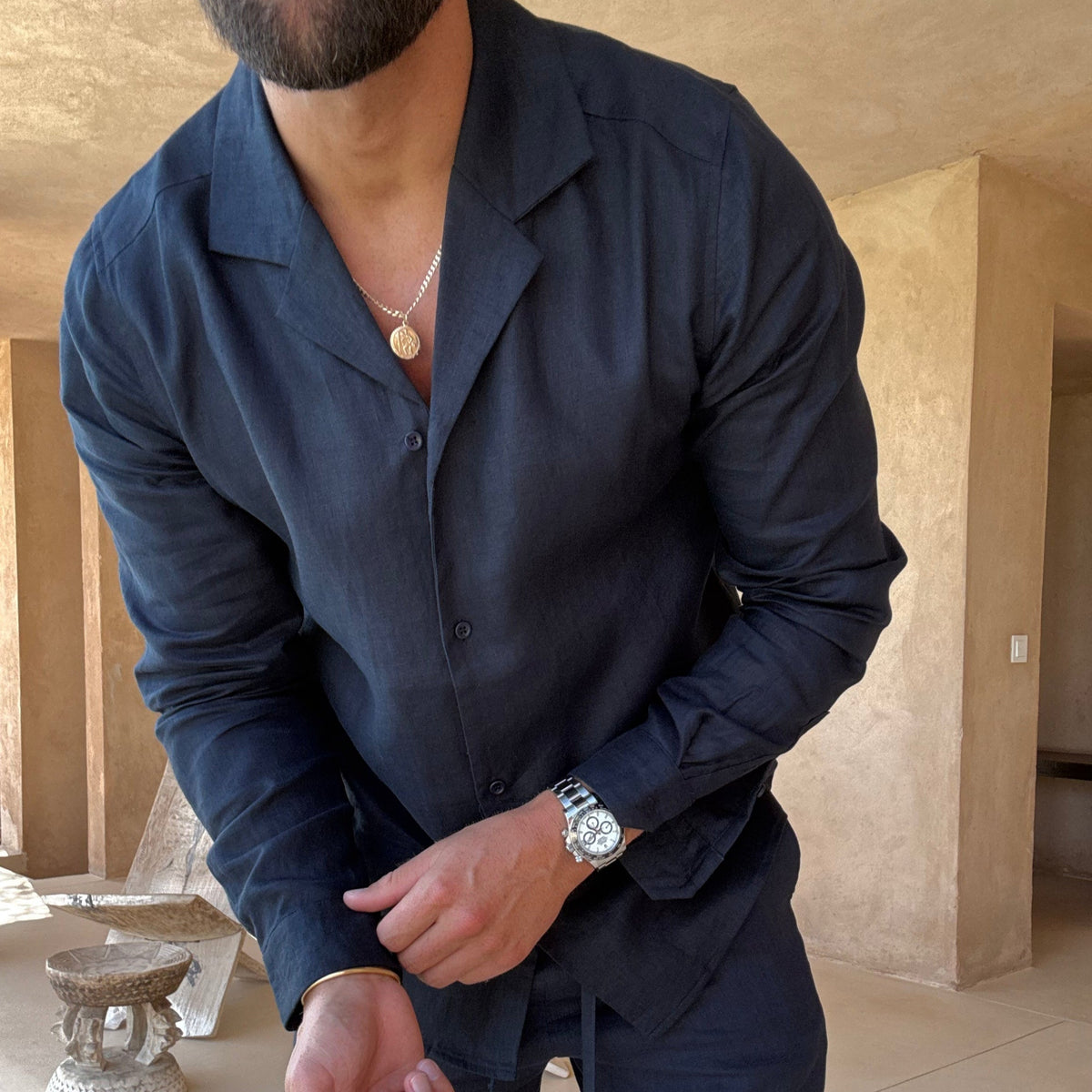 Ischia Men's Linen Shirt – photo 11