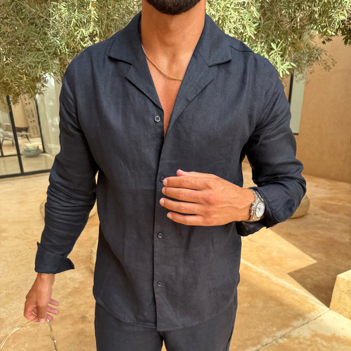 Ischia Men's Linen Shirt – photo 14