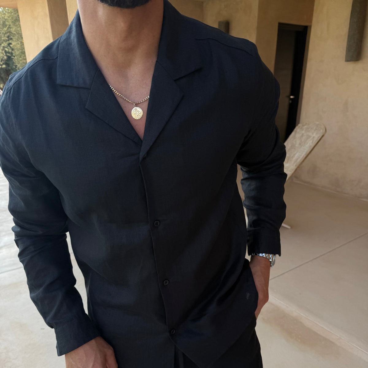 Ischia Men's Linen Shirt – photo 15
