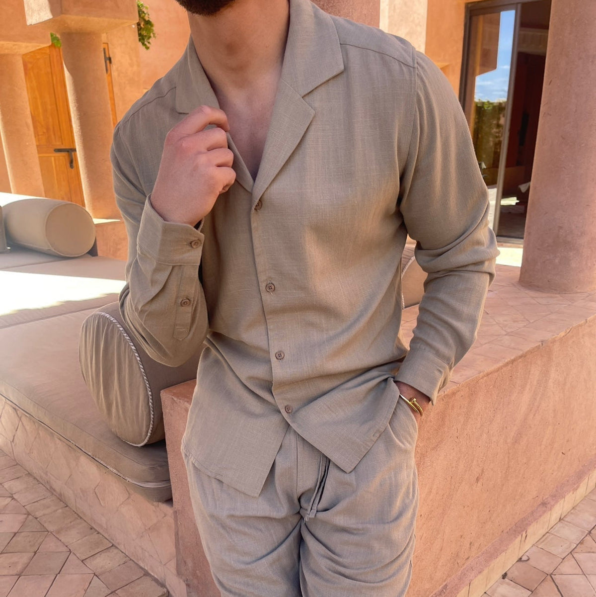 Ischia Men's Linen Signature Set – photo 2
