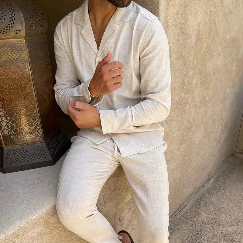 Ischia Men's Linen Signature Set – photo 4