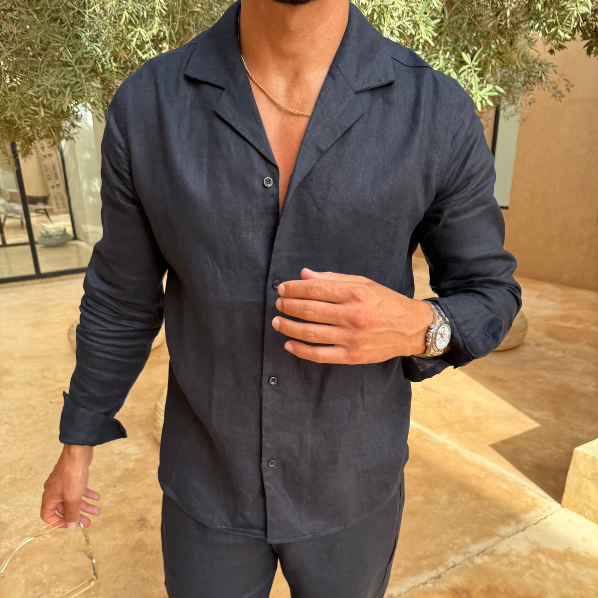 Ischia Men's Linen Signature Set – photo 11