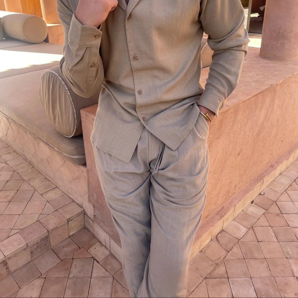 Ischia Men's Linen Trousers – photo 4