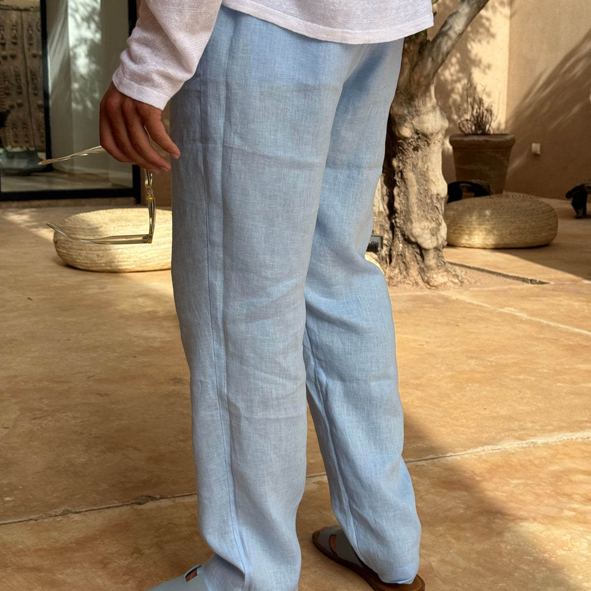 Ischia Men's Linen Trousers – photo 7