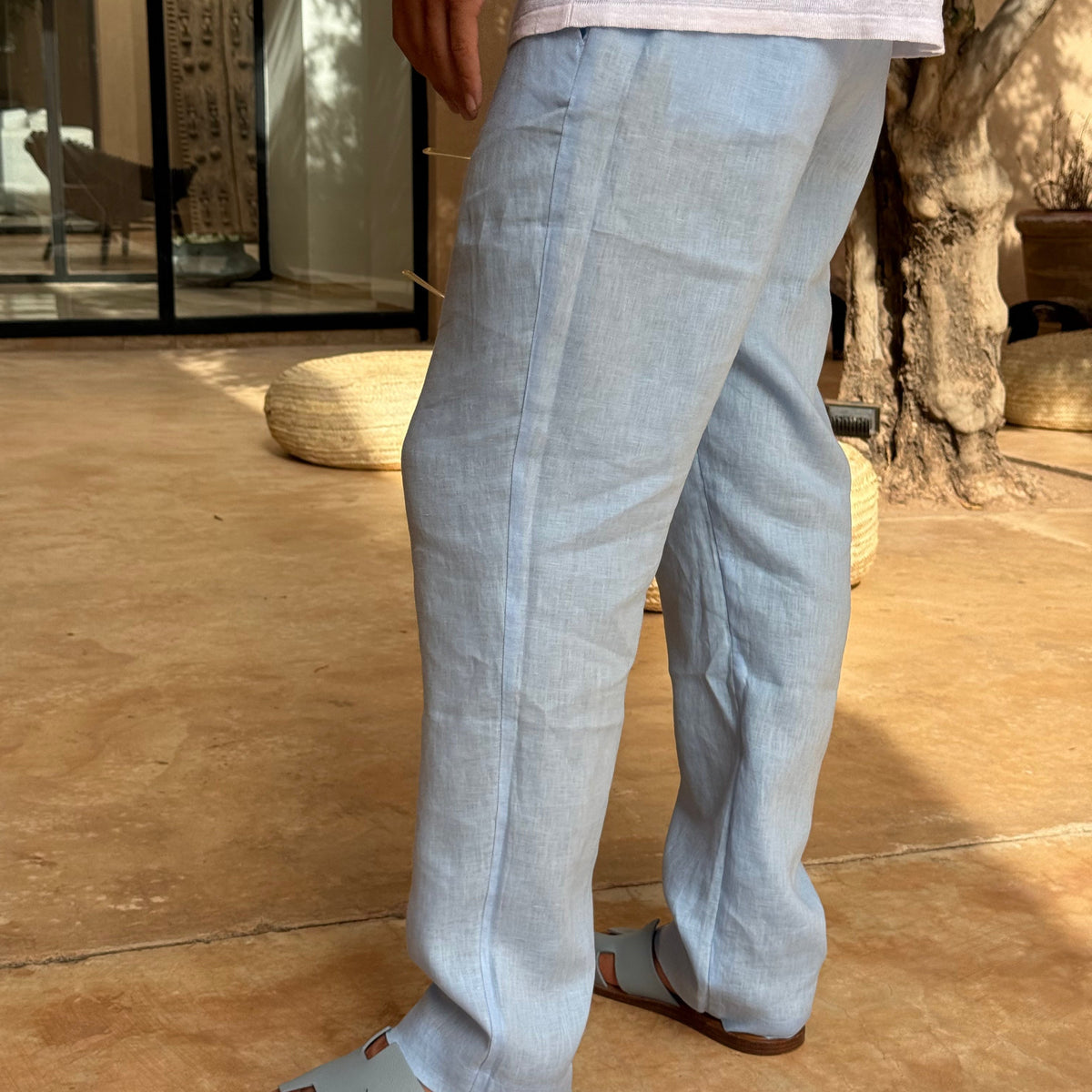 Ischia Men's Linen Trousers – photo 8