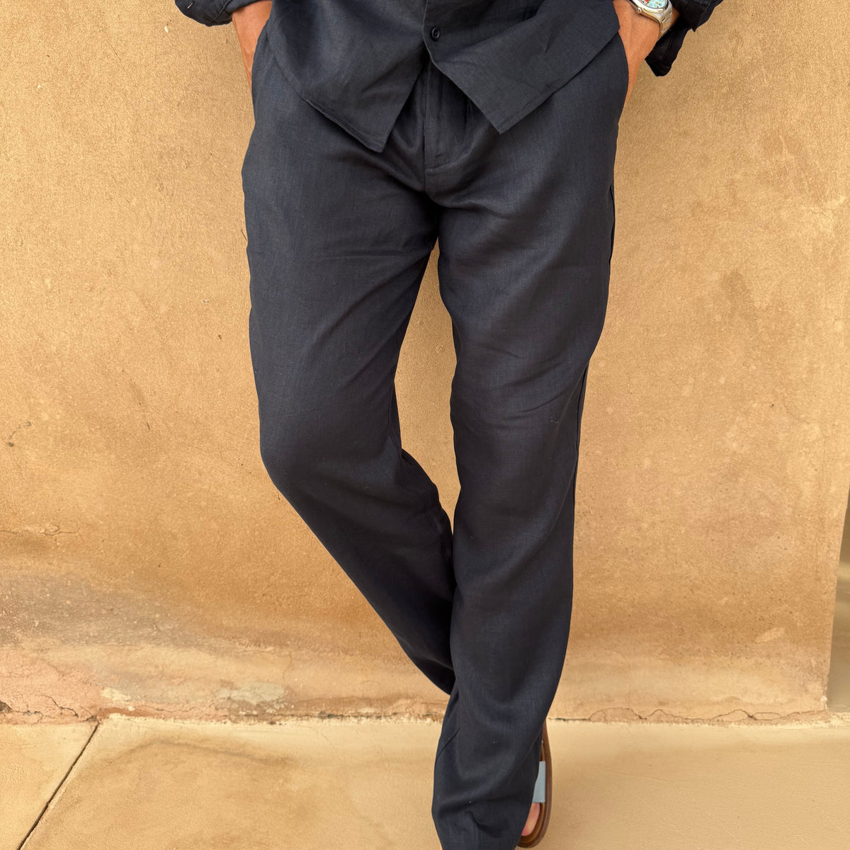 Ischia Men's Linen Trousers – photo 13