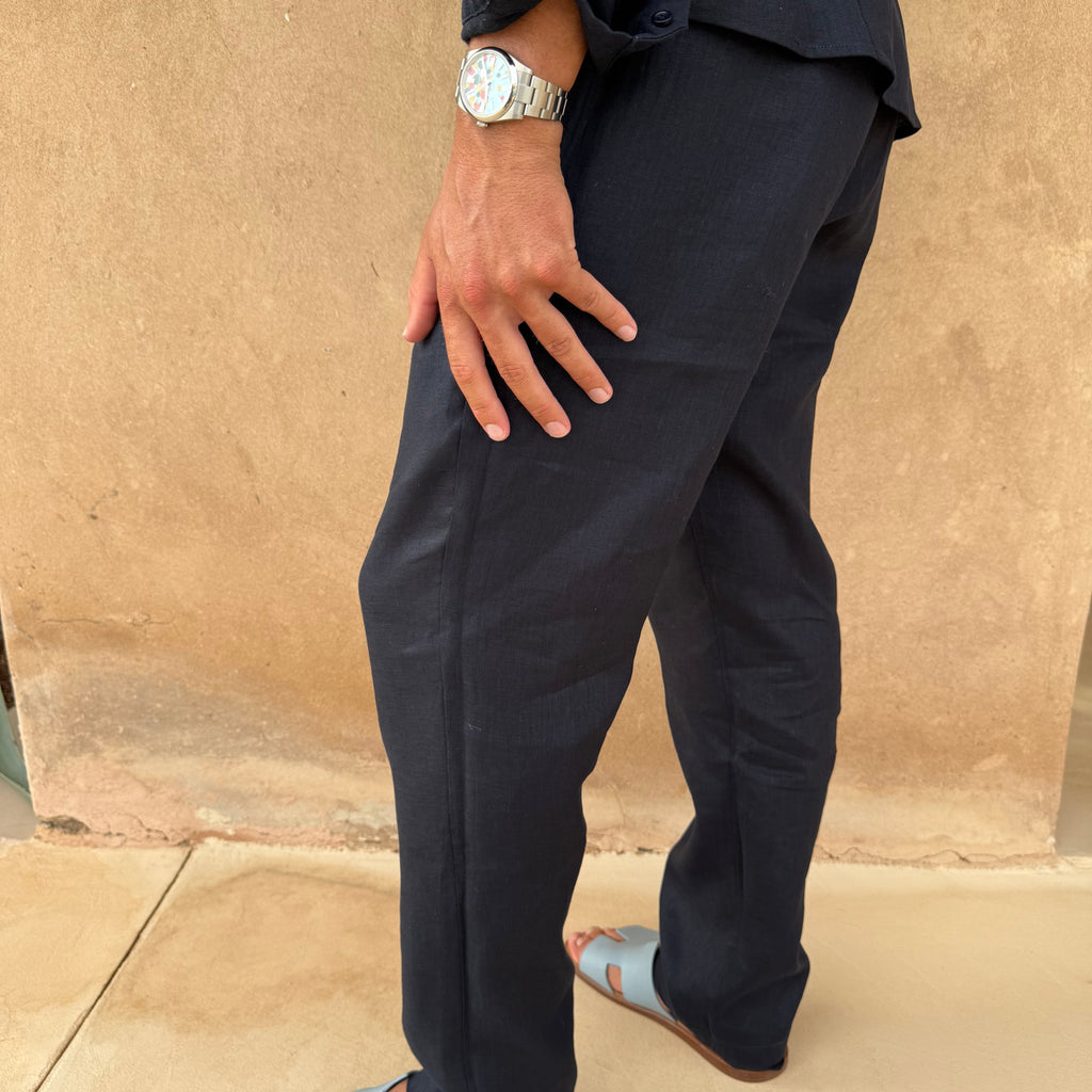 Ischia Men's Linen Trousers – photo 14