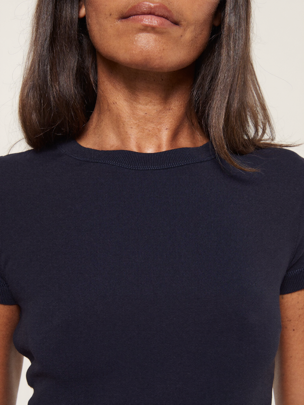 Juliette | Short-Sleeve Ribbed Knit Top – photo 2