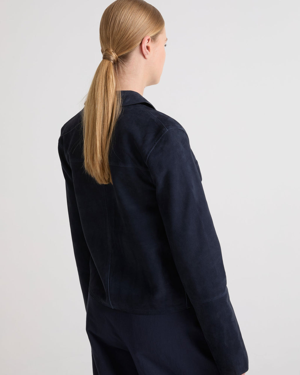 Livia | Cropped Utility Jacket - Midnight Navy – photo 3