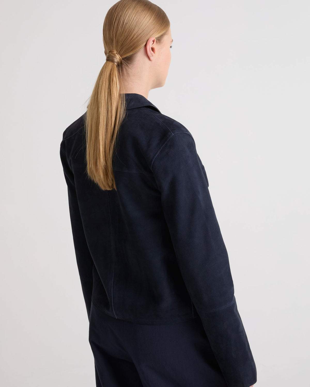 Livia | Cropped Utility Jacket - Midnight Navy – photo 3